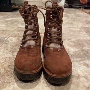 Brown Suede Boots